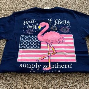Simply Southern Flamingo Tshirt